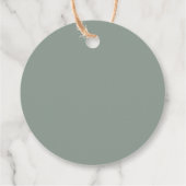 Orange Blossom Honey Bee Brautparty Geschenkanhänger (Rückseite)