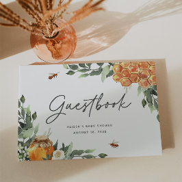 Orange Blossom Honey Bee Event Guest Book Gästebuch