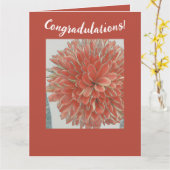 Orange Blossom Karte (Gelbe Blume)