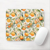 Orange Blossom Mouse Pad Mousepad (Mit Mouse)