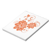 Orange Blossom Notizblock (Rotiert)