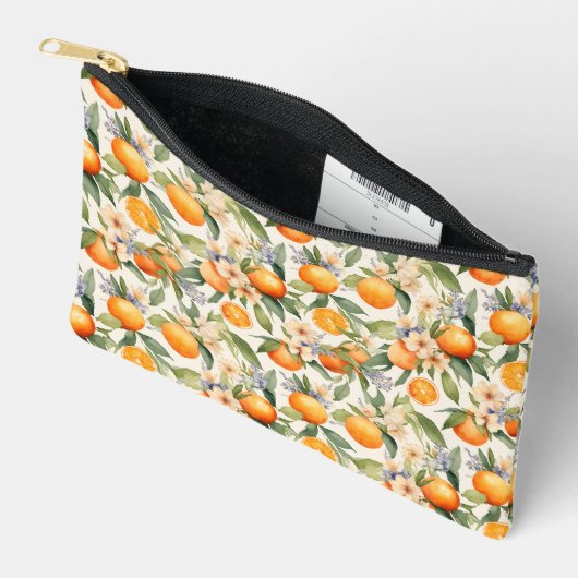 Orange Blossom Pencil Pouch Zubehörtasche (Offen)