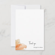 Orange Blossom Personalisierte Hochzeit