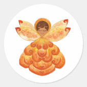 Orange Blossom Pixie Sticker (Vorderseite)