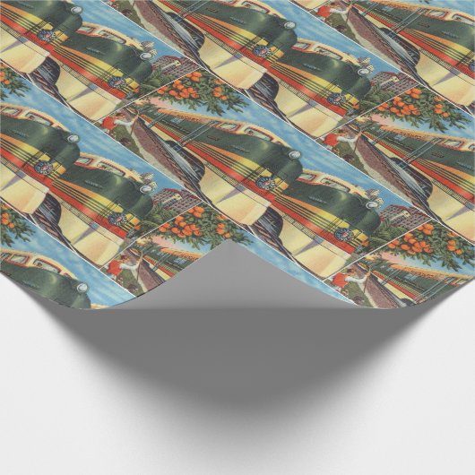 Orange Blossom Special Geschenkpapier (Ecke)