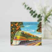 Orange Blossom Special Orange Groves in Floride Postkarte (Stehend Vorderseite)