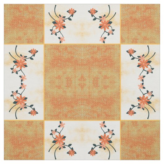 Orange Blossom Stoff (Muster)