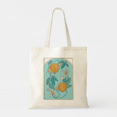 Orange Blossom Tote Bag Tragetasche (Rückseite)