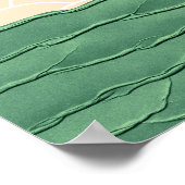 Orange Blossom Tree Mixed Media Poster Print Art (Ecke)