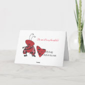 Orange Blossom Tulip - Feiern Sie Ihre Einzigartig Karte (Rückseite)