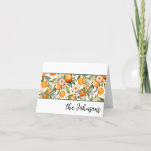 Orange Blossom Wasserfarbenstationerie