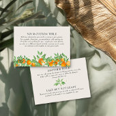 Orange Blossom Wedding DIY Custom Begleitkarte