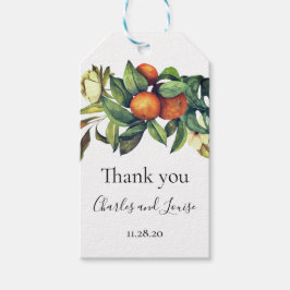 Orange Blossom Wedding Vielen Dank für Ihr Interes Geschenkanhänger