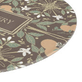 Orange Blossoms Pattern Schneidebrett (Ecke)