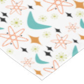 Orange Blue Atoming Boomerang Muster Mitte des Jah Tischdecke (Schrägansicht)