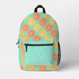 Orange Blue Bedruckter Rucksack