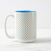 ORANGE & BLUE EASTER CHICKS ZWEIFARBIGE TASSE (Links)