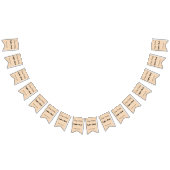 Orange & Blue Geometric Diamond-Muster-Tapeten Wimpelkette (Alle)