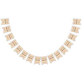 Orange & Blue Geometric Diamond-Muster-Tapeten Wimpelkette