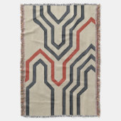 Orange & Blue Graphics Decke (Vorderseite Vertikal)