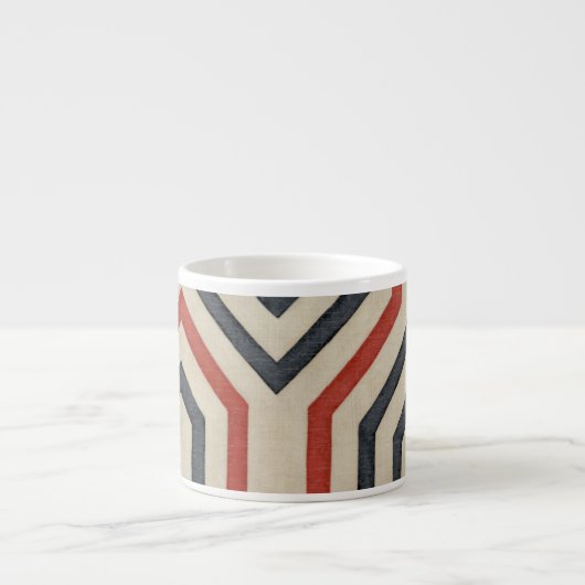 Orange & Blue Graphics Espressotasse (Vorderseite)