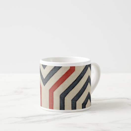 Orange & Blue Graphics Espressotasse (Vorderseite Rechts)