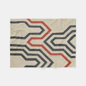 Orange & Blue Graphics Fleecedecke (Vorderseite (Horizontal))