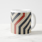 Orange & Blue Graphics Jumbo-Tasse (Vorderseite Rechts)