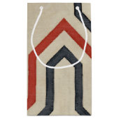 Orange & Blue Graphics Kleine Geschenktüte (Rückseite)