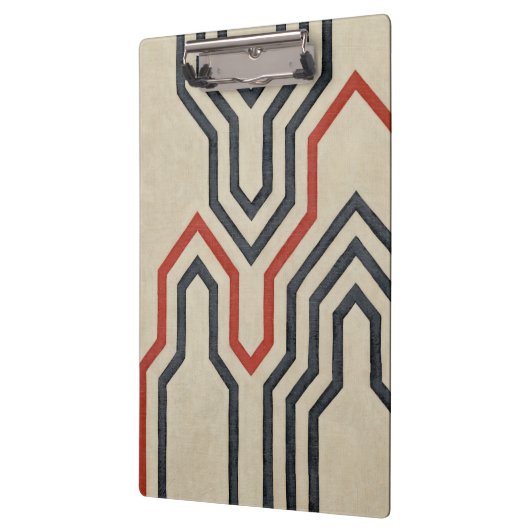 Orange & Blue Graphics Klemmbrett (Links)