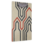 Orange & Blue Graphics Klemmbrett (Rechts)