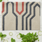 Orange & Blue Graphics Küchentuch (Gefaltet)