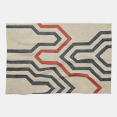 Orange & Blue Graphics Küchentuch (Horizontal)