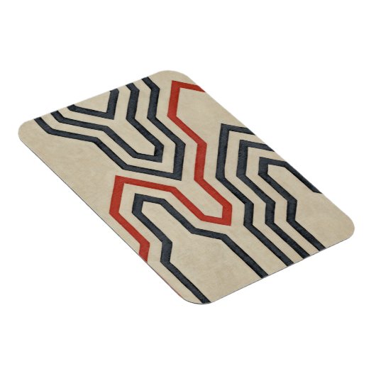 Orange & Blue Graphics Magnet (Rechte Seite)