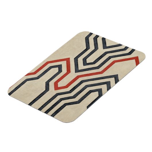 Orange & Blue Graphics Magnet (Linke Seite)