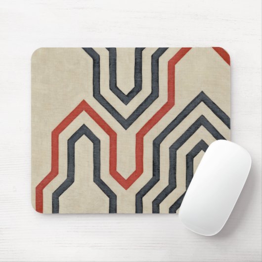 Orange & Blue Graphics Mousepad (Mit Mouse)