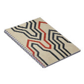 Orange & Blue Graphics Notizblock (Rechte Seite)