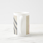 Orange & Blue Graphics Porzellantasse (Rückseite)