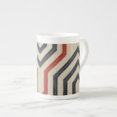 Orange & Blue Graphics Porzellantasse (Vorderseite Rechts)