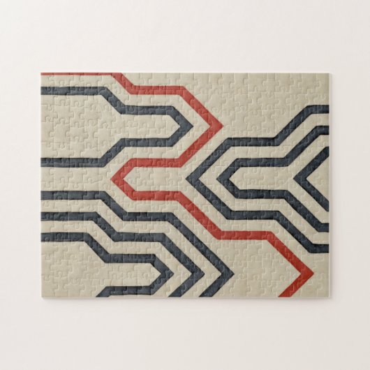 Orange & Blue Graphics Puzzle (Horizontal)