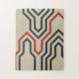 Orange & Blue Graphics Puzzle