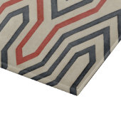 Orange & Blue Graphics Schneidebrett (Ecke)