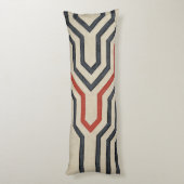 Orange & Blue Graphics Seitenschläferkissen (Rückseite (Vertikal))