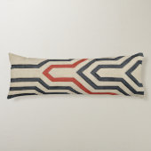 Orange & Blue Graphics Seitenschläferkissen (Vorderseite)