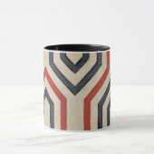 Orange & Blue Graphics Tasse (Zentrum)