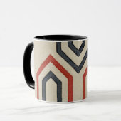 Orange & Blue Graphics Tasse (Vorderseite Links)