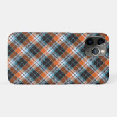 Orange Blue Kariertes Muster Case-Mate iPhone Hülle (Rückseite (Horizontal))