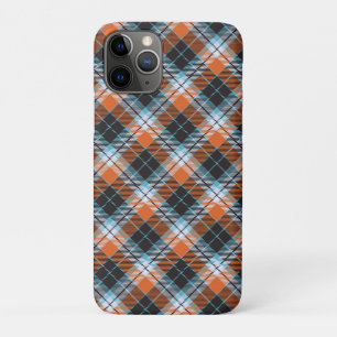 Orange Blue Kariertes Muster Case-Mate iPhone Hülle