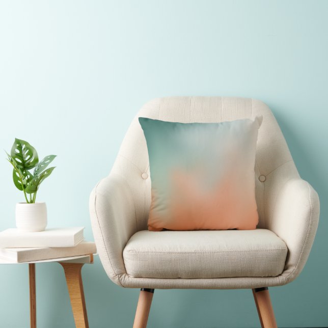 Orange Blue Kissen (Stuhl )