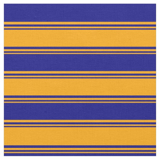 Orange & Blue Linde Muster Stoff (Nahaufnahme)